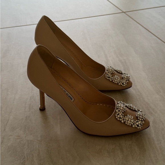 Manila Blahnik Nude Heels - Picture 5 of 12